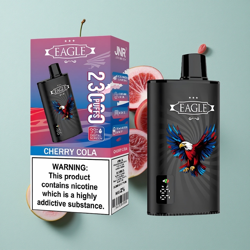 JNR EAGLE Smart 23000 Puffs Kirsch Cola Digital Display 25ml e-Liquid vape großhandel Deutschland