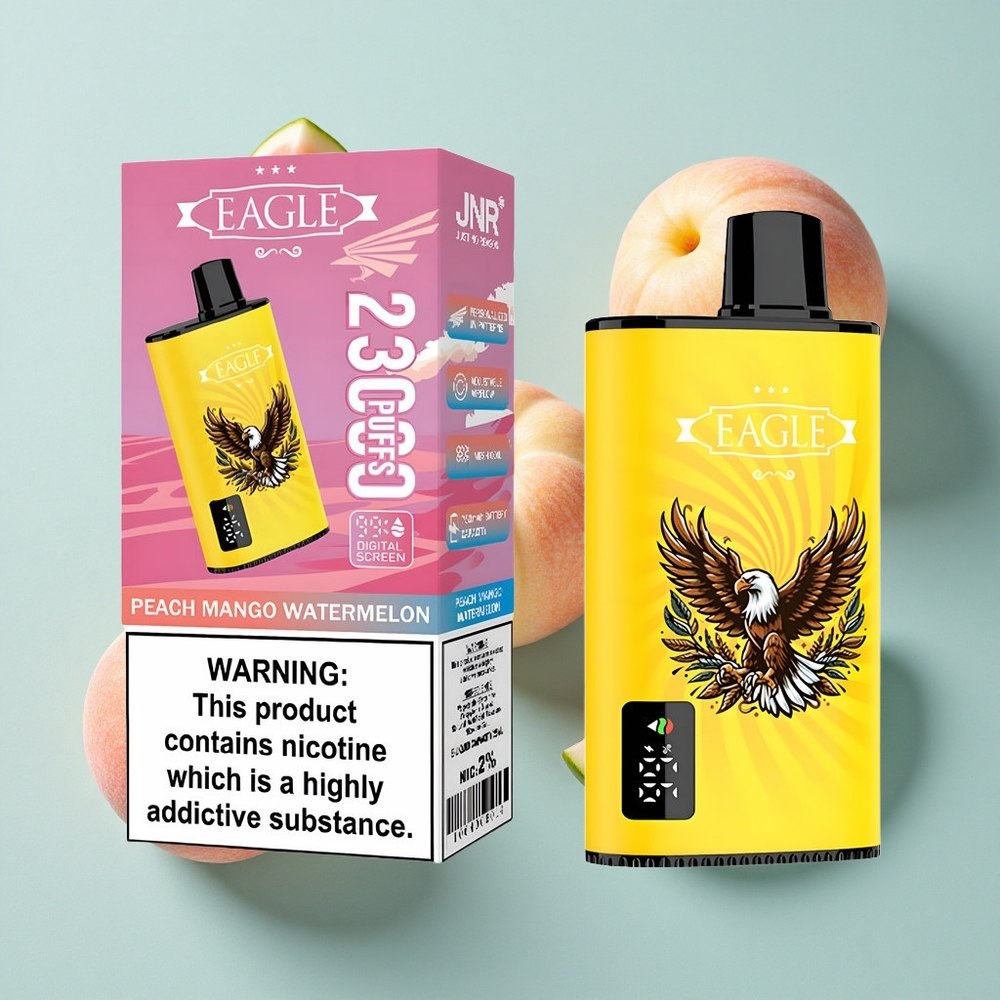 JNR EAGLE Smart 23000 Puffs Pfirsich Mango Wassermelone Digitales Display Typ-C-Ladeanschluss vape großhandel Deutschland