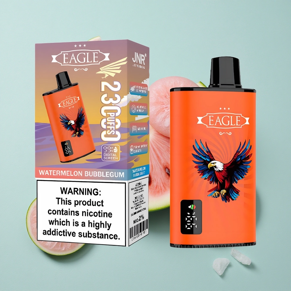 JNR EAGLE Smart 23000 Puffs Wassermelone Bubblegum Digital Display Typ-C Ladung vape großhandel Deutschland