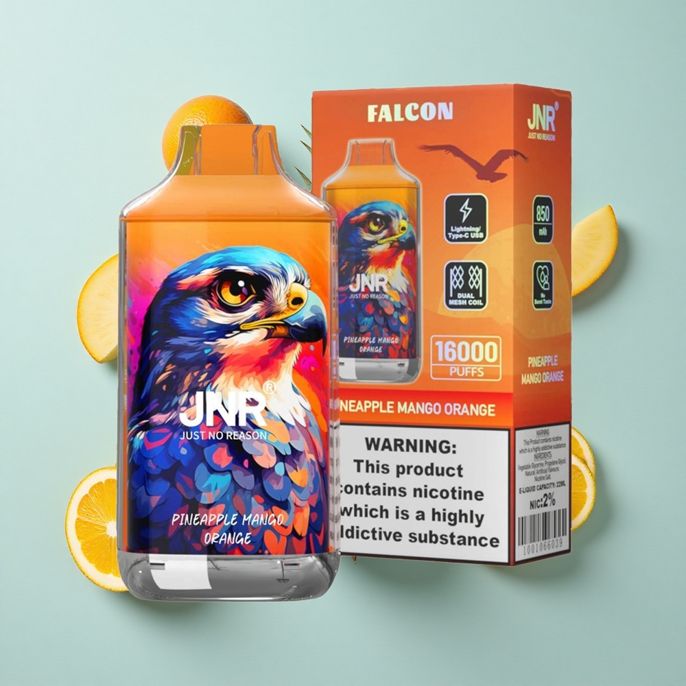 JNR Falcon 16000 Puffs Ananas Mango Orange 22ml vape großhandel Deutschland