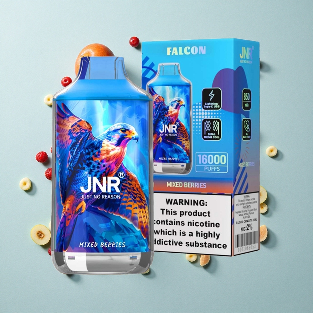 JNR Falcon 16000 Puffs Beerenmix Dual Mesh Coil vape großhandel Deutschland