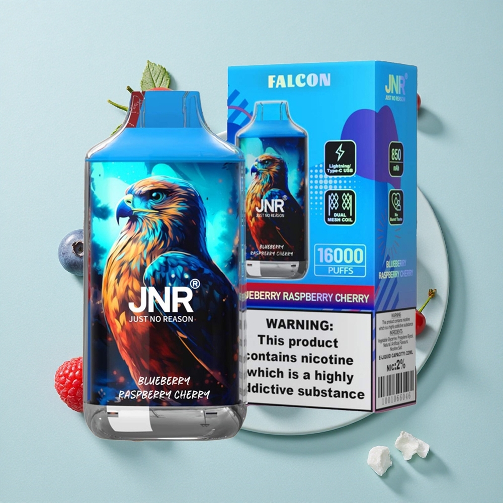 JNR Falcon 16000 Puffs Blaubeere Himbeere Kirsche Dual Mesh Coil vape großhandel Deutschland