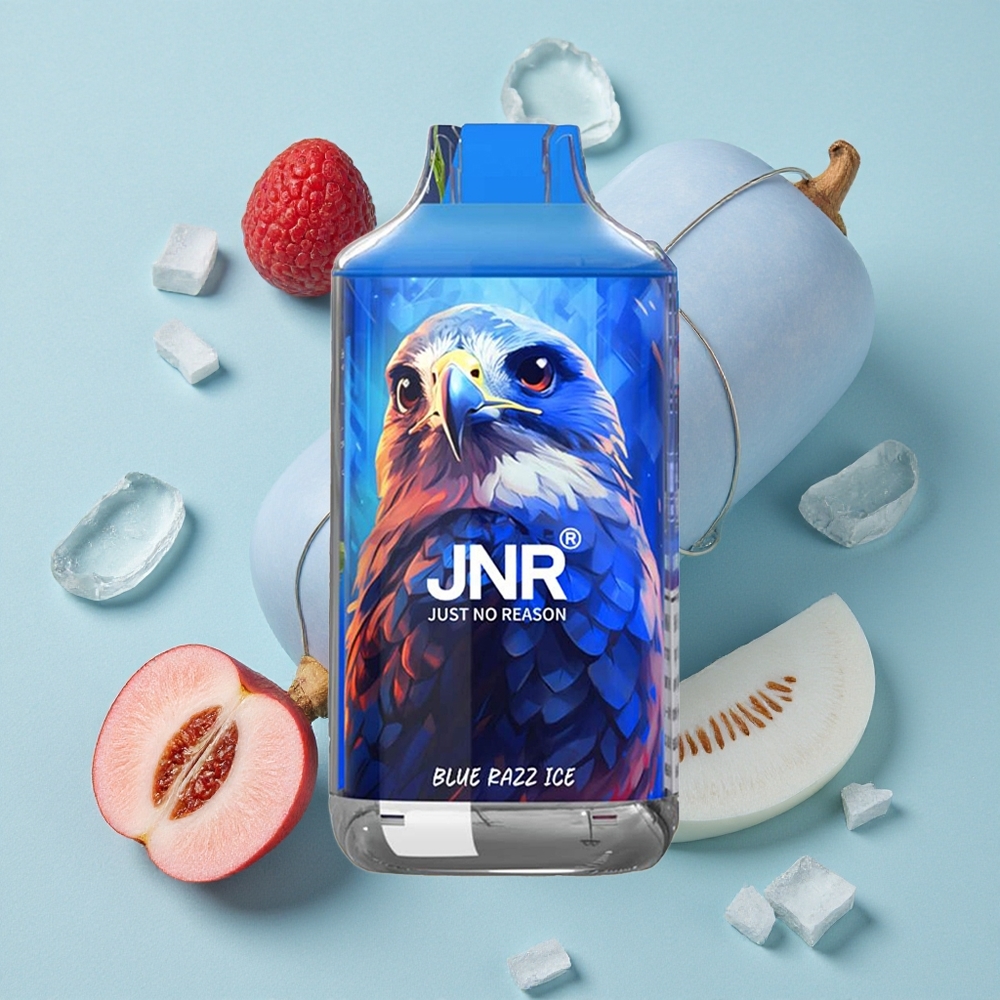 JNR Falcon 16000 Puffs Blue Razz Eis Dual Mesh Coil vape großhandel Deutschland