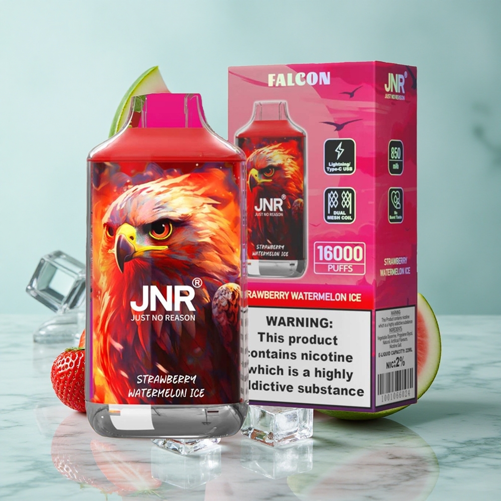 JNR Falcon 16000 Puffs Erdbeer Wassermelone Eis Dual Mesh Coil vape großhandel Deutschland