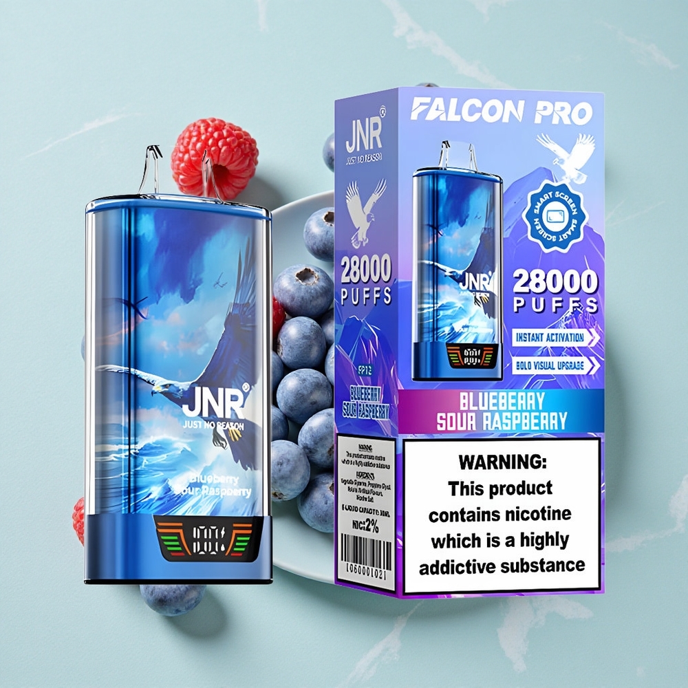 JNR Falcon Pro 28000 Puffs Blaubeere-Sauer-Himbeere 30ml vape großhandel Deutschland