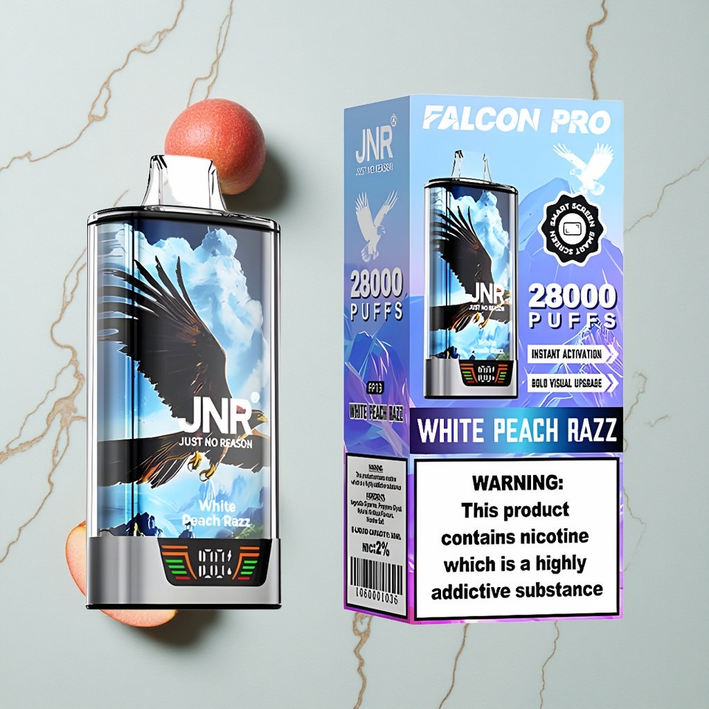 JNR Falcon Pro 28000 Weißer Pfirsich-Himbeer 30ml vape großhandel Deutschland