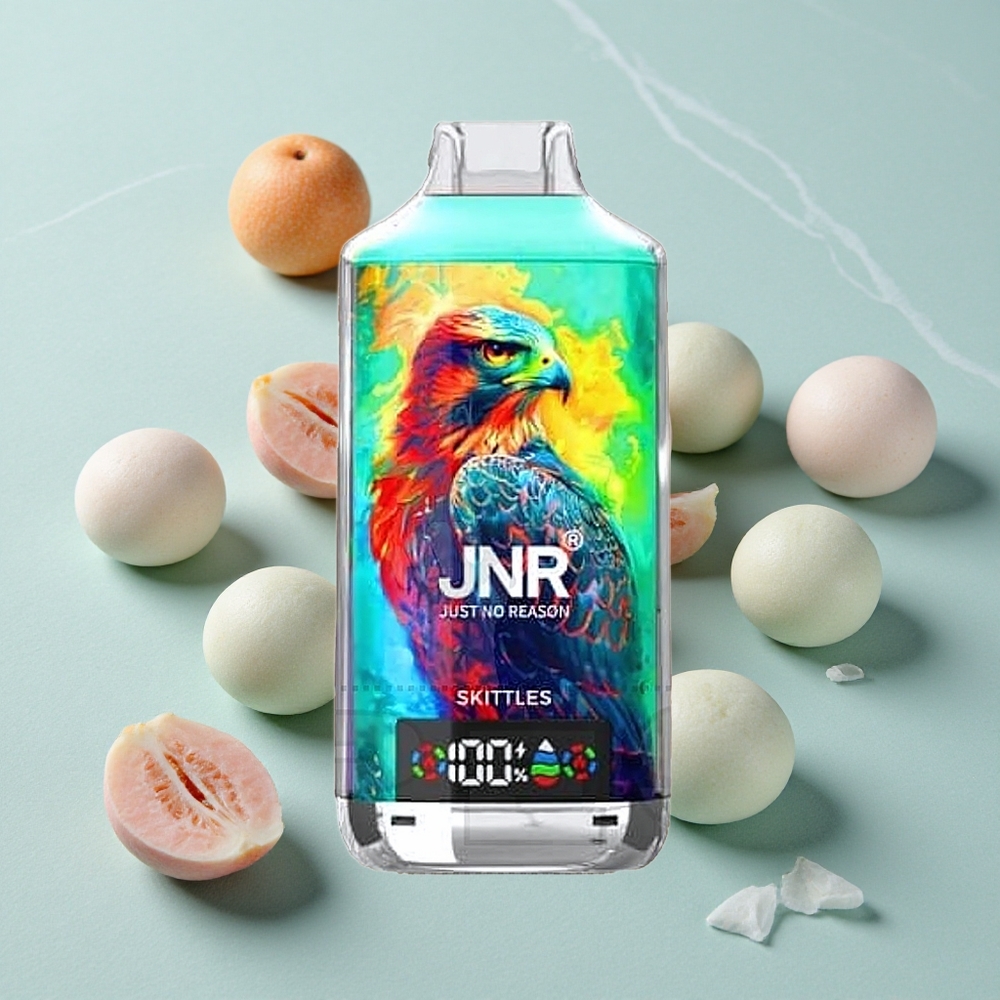 JNR Falcon X 18000 Puffs Skittles Geschmack 24ml E-Liquid Dual Mesh Coil vape großhandel Deutschland