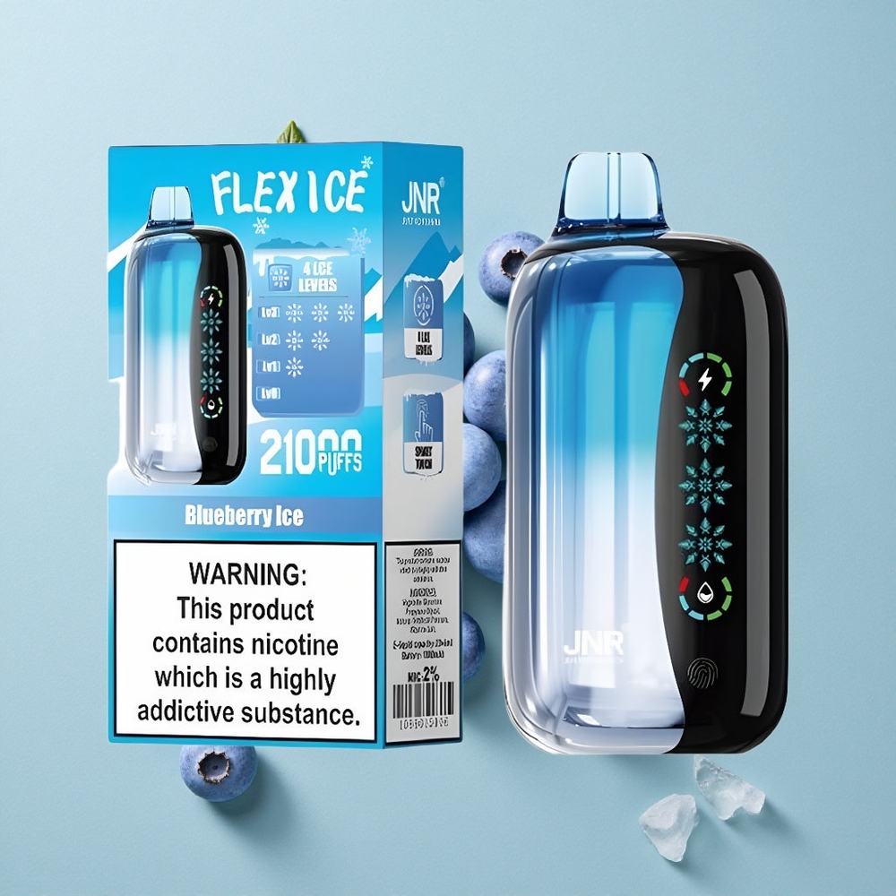 JNR Flex Ice 21000 Puffs Blaubeere-Eis Einstellbare Kühlung 26ml vape großhandel Deutschland