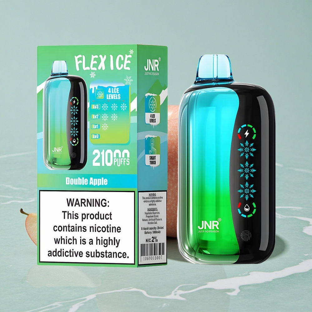 JNR Flex Ice 21000 Puffs Doppelapfel Ice Adjustable 26ml E-Liquid vape großhandel Deutschland
