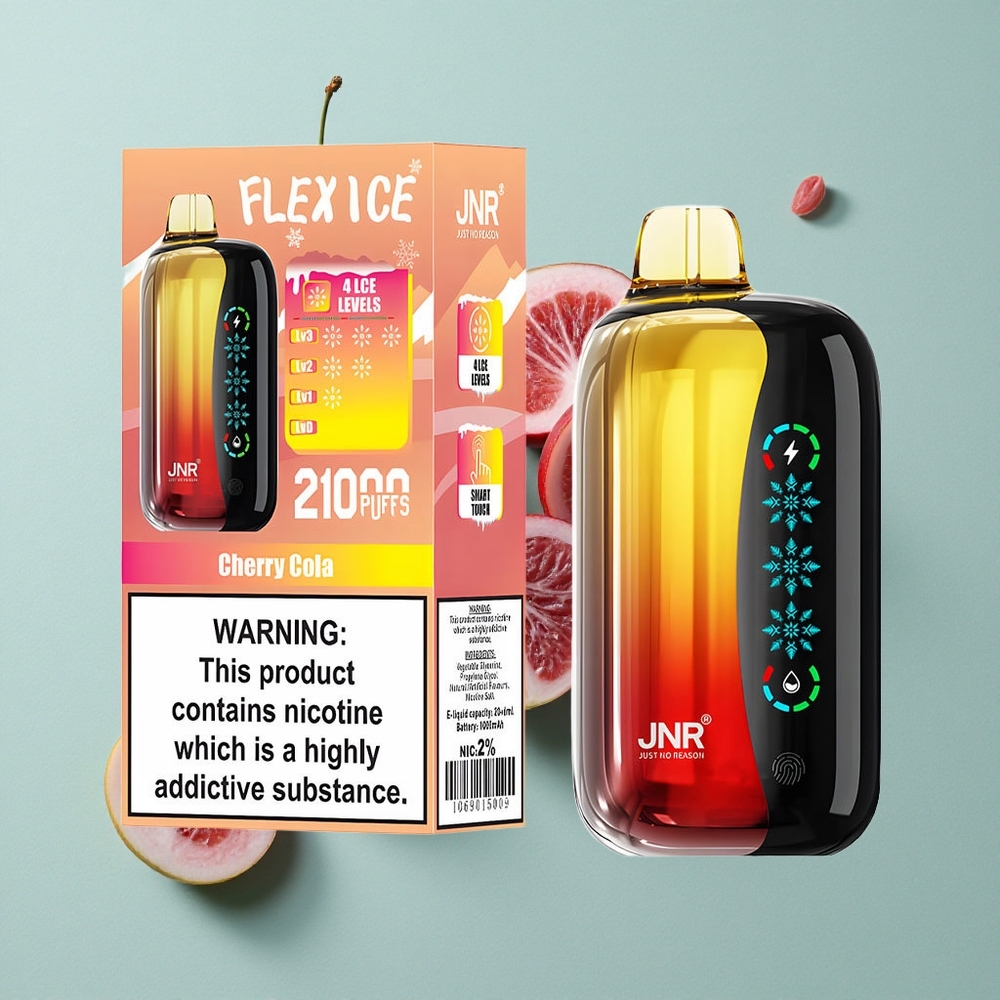 JNR Flex Ice 21000 Puffs Einweg-Vape Kirsch-Cola Eistee 26ml E-Liquid vape großhandel Deutschland