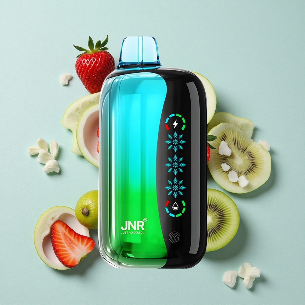 JNR Flex Ice 21000 Puffs Erdbeer-Kiwi Eistemperatur Einstellbar vape großhandel Deutschland