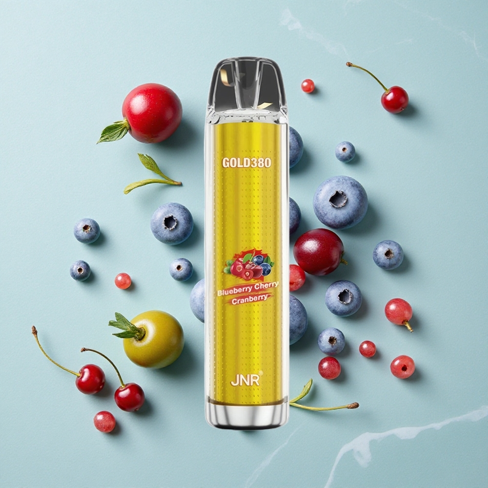 JNR Gold380 6000 Puffs Blaubeere Kirsche Cranberry 1500mAh 13ml vape großhandel Deutschland