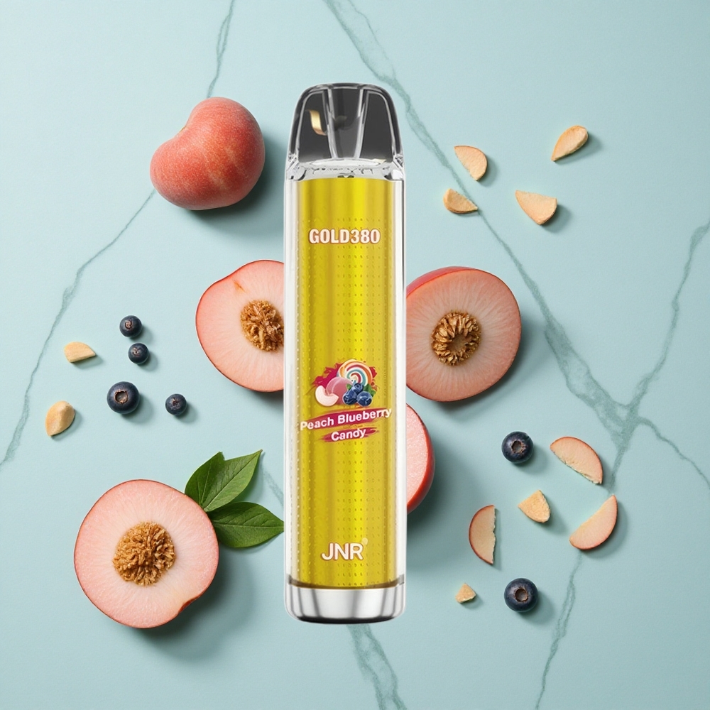 JNR Gold380 6000 Puffs Pfirsich Blaubeere 13ml e-Liquid vape großhandel Deutschland
