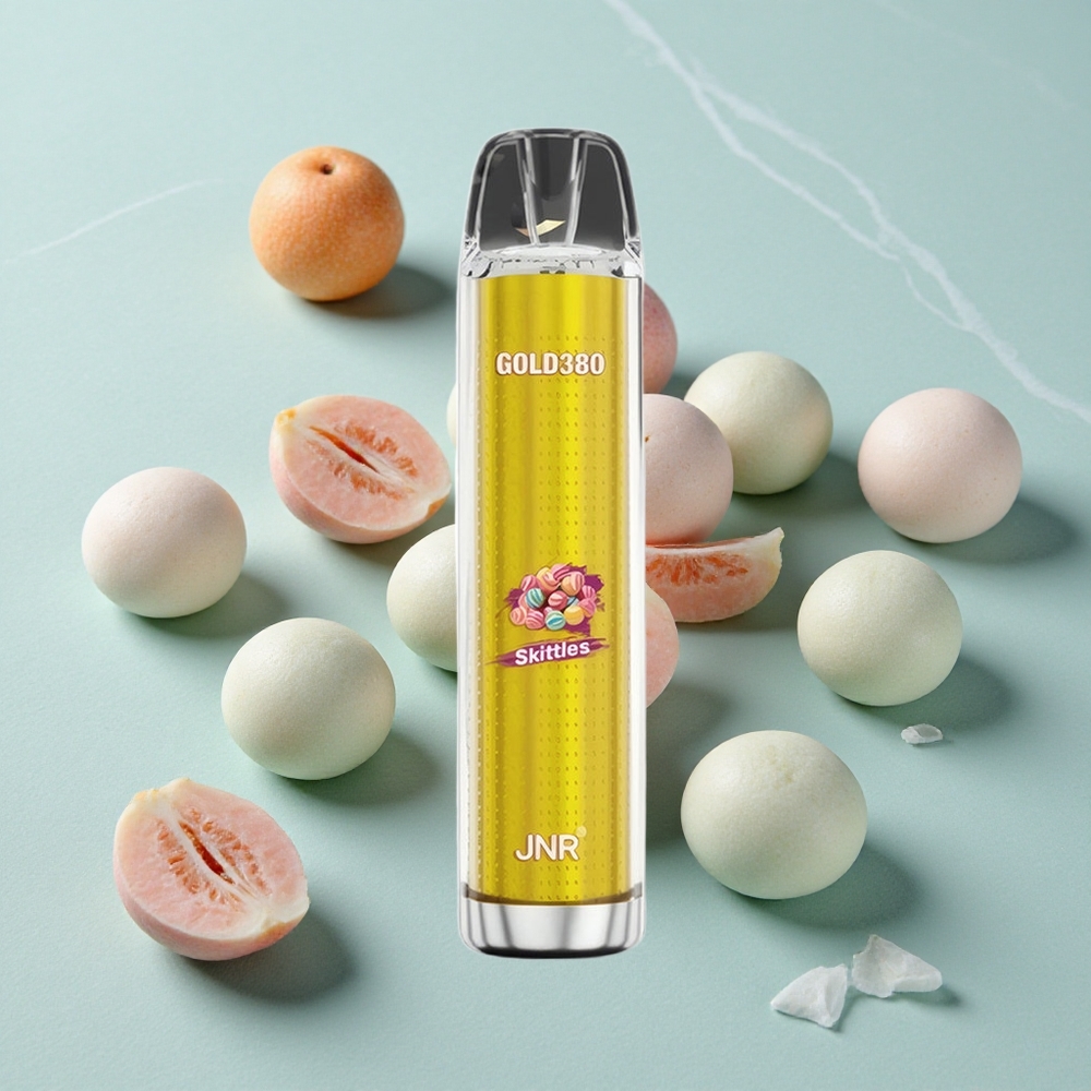 JNR Gold380 6000 Puffs Skittles Geschmack 13ml e-Liquid Kapazität vape großhandel Deutschland