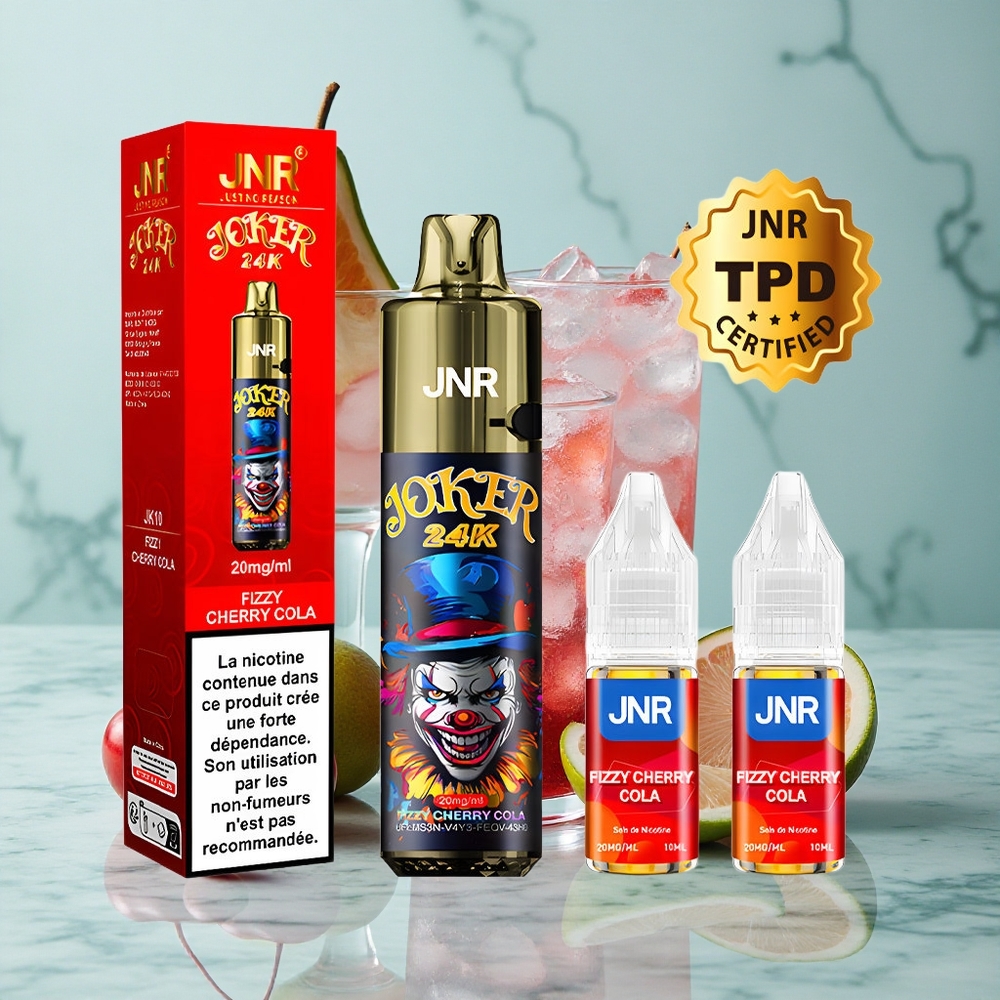 JNR Joker 24000 Puffs Fruchtige Kirsch-Cola 2+10ml Nachfüllbar vape großhandel Deutschland