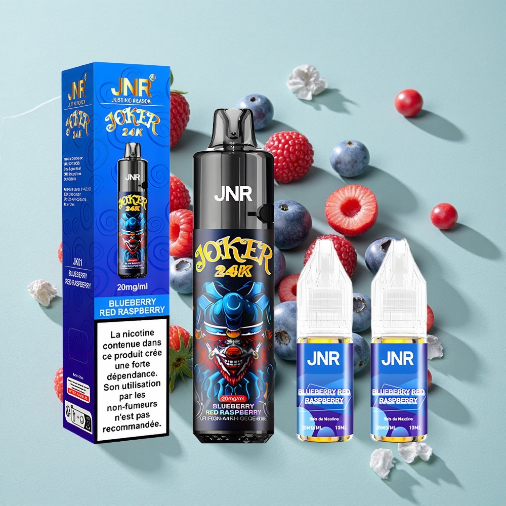 JNR Joker 24K Puffs Blaubeere-Himbeere 2+10ml Nachfüllbar vape großhandel Deutschland