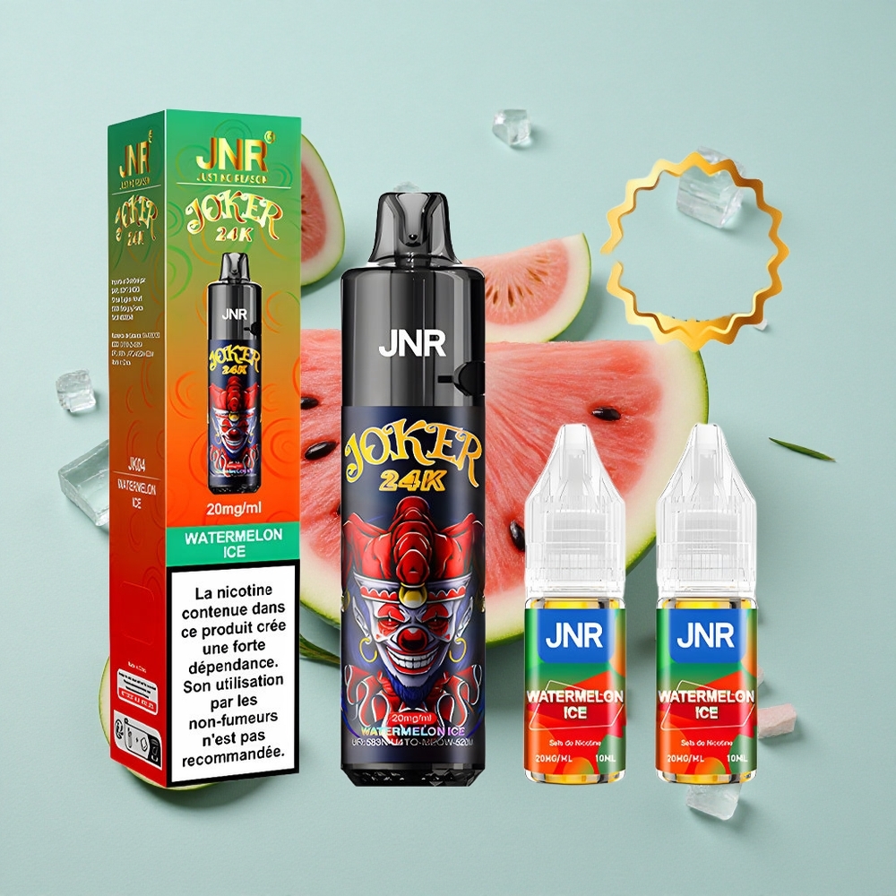 JNR Joker 24K Puffs Einweg-Vape Wassermelone Eis 800mAh Akku vape großhandel Deutschland
