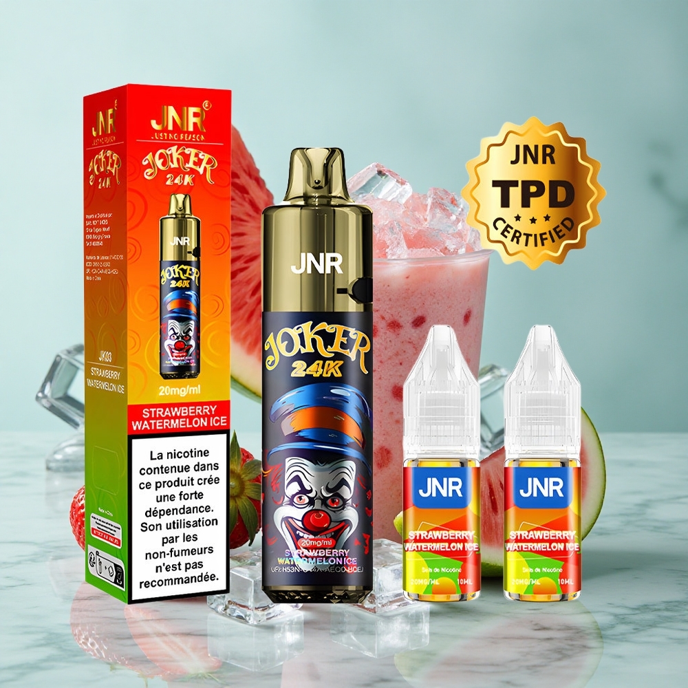 JNR Joker 24K Puffs Erdbeer Wassermelone Eis 800mAh Akku vape großhandel Deutschland