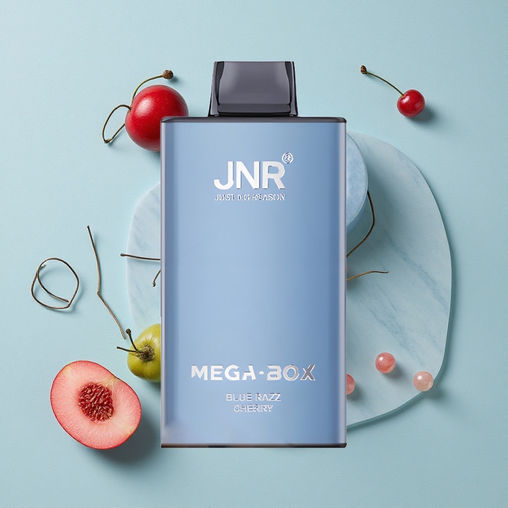 JNR Mega Box 25000 Puffs Blue Razz Kirsche 30ml E-Liquid vape großhandel Deutschland