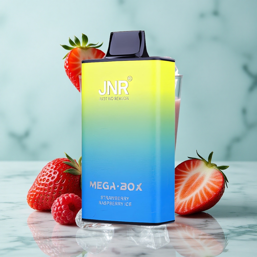 JNR Mega Box 25000 Puffs Erdbeere Himbeere Eis 30ml E-Liquid vape großhandel Deutschland