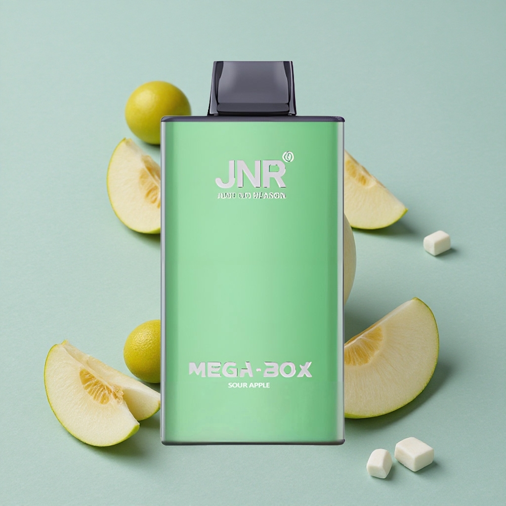 JNR Mega Box 25000 Puffs Sour Apple Geschmack 30ml E-Liquid vape großhandel Deutschland