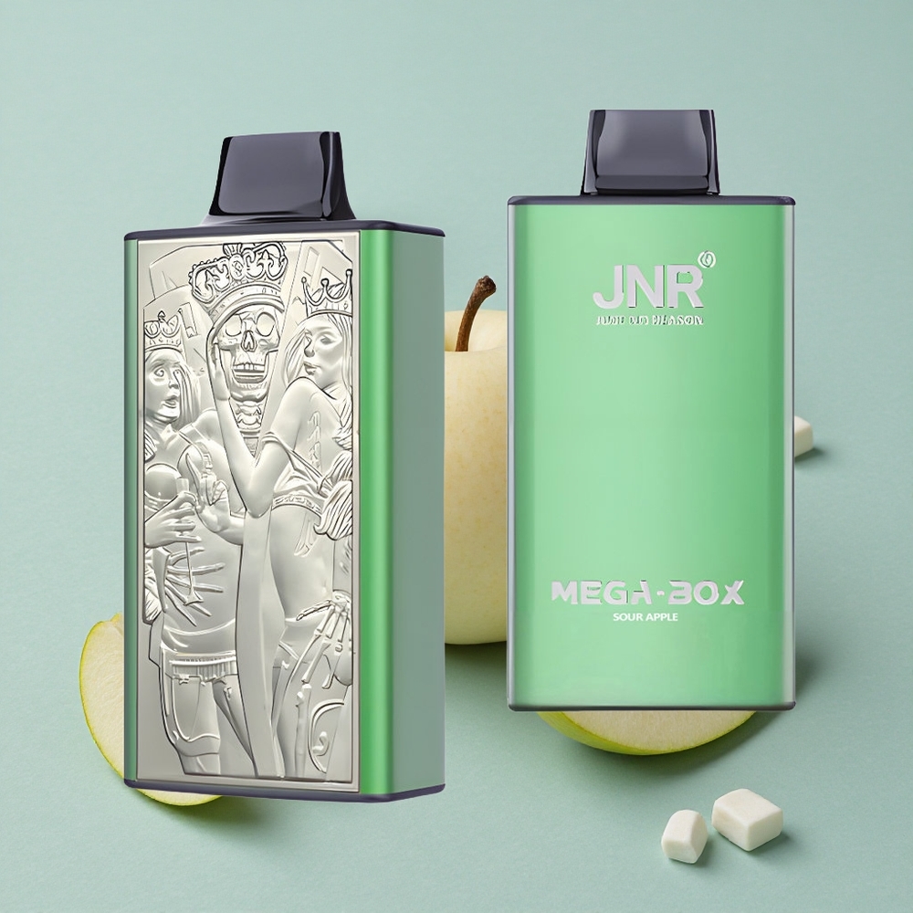 JNR Mega Box 25000 Puffs Sour Apple Geschmack 30ml E-Liquid vape großhandel Deutschland