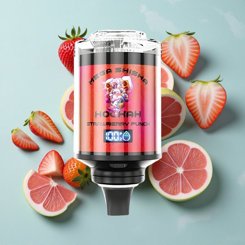 JNR Mega Shisha Hookah 100K Erdbeer Punsch Desktop Kompatibel 60ml e-Liquid 2200mAh vape großhandel Deutschland