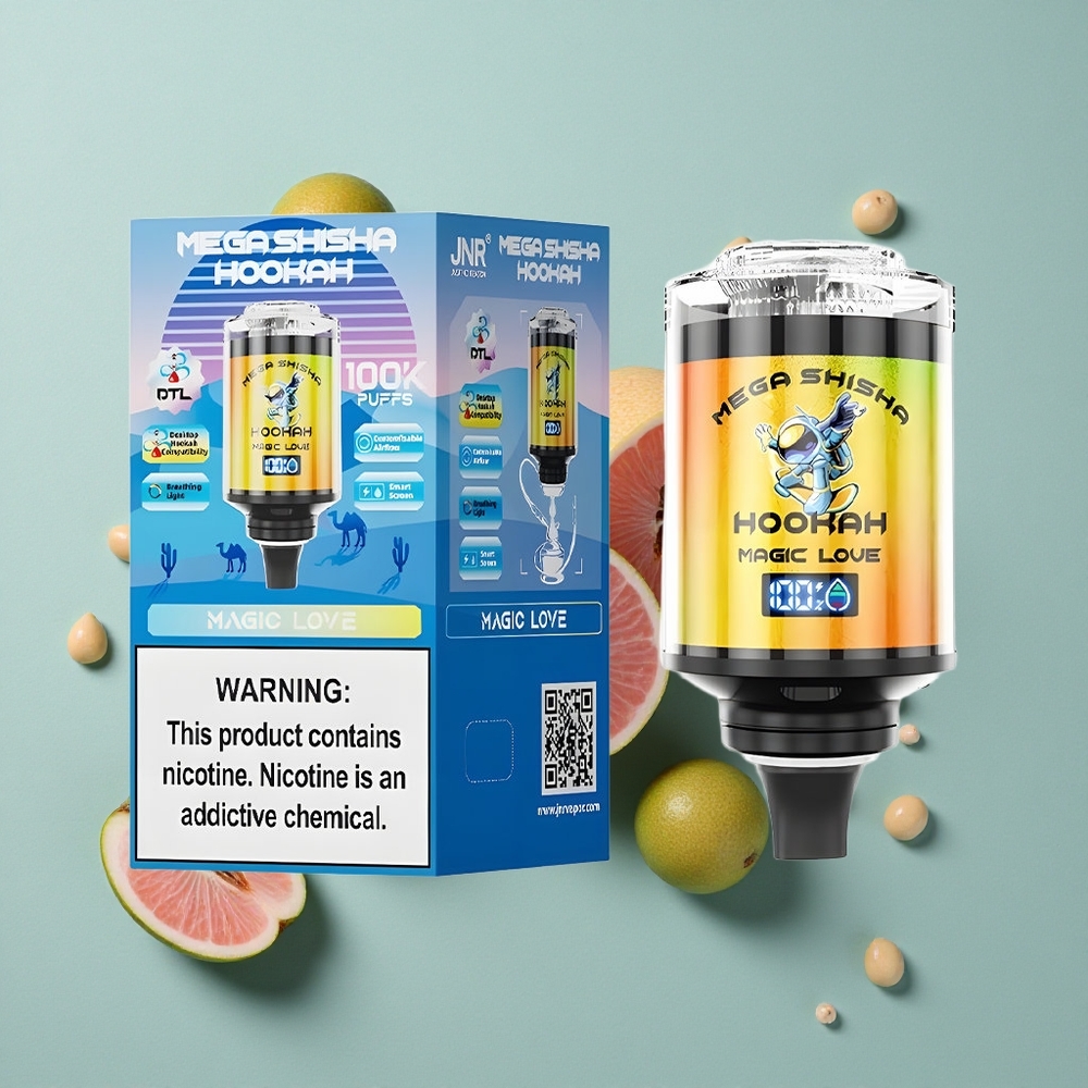 JNR Mega Shisha Hookah 100K Magic Love 100000 Puffs Desktop Kompatibilität vape großhandel Deutschland