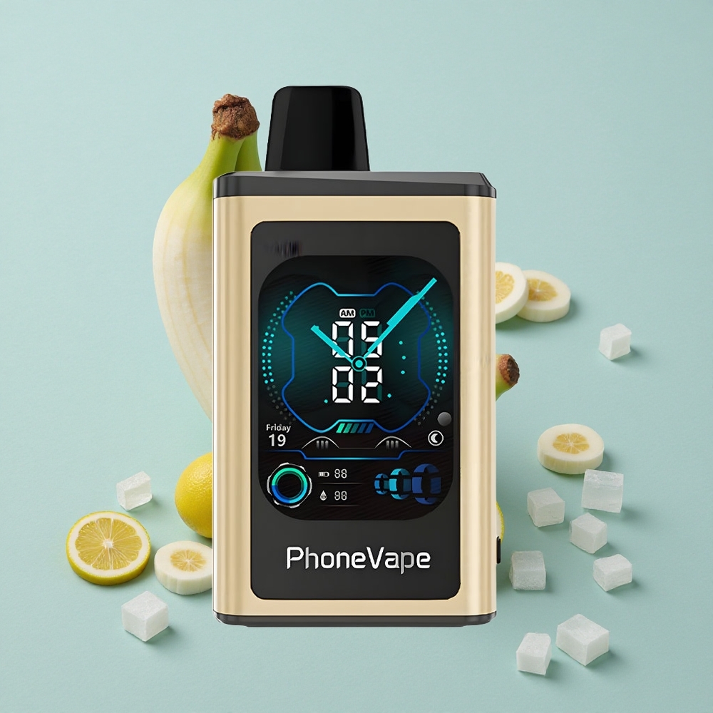 JNR PhoneVape 30000 Puffs Bananeneis App gesteuert vape großhandel Deutschland
