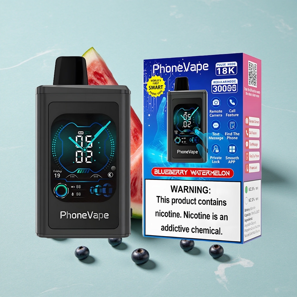 JNR PhoneVape 30000 Puffs Blaubeere Wassermelone Typ-C Aufladbar vape großhandel Deutschland