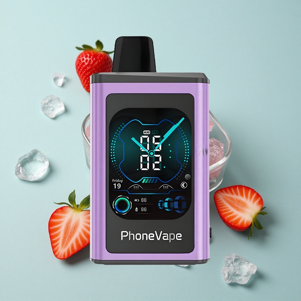 JNR PhoneVape 30000 Puffs Erdbeer-Eis Typ-C Aufladbar vape großhandel Deutschland