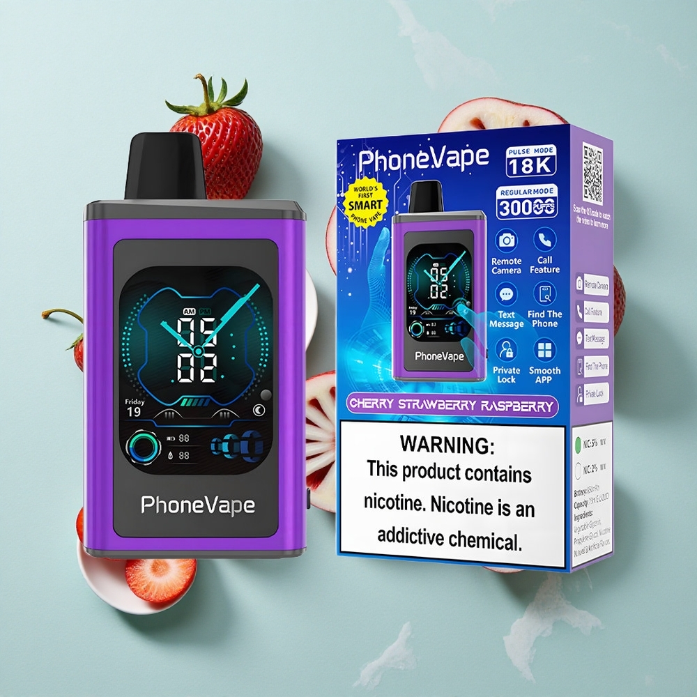 JNR PhoneVape 30000 Puffs Kirsche Erdbeere Himbeere 850mAh Typ-C vape großhandel Deutschland