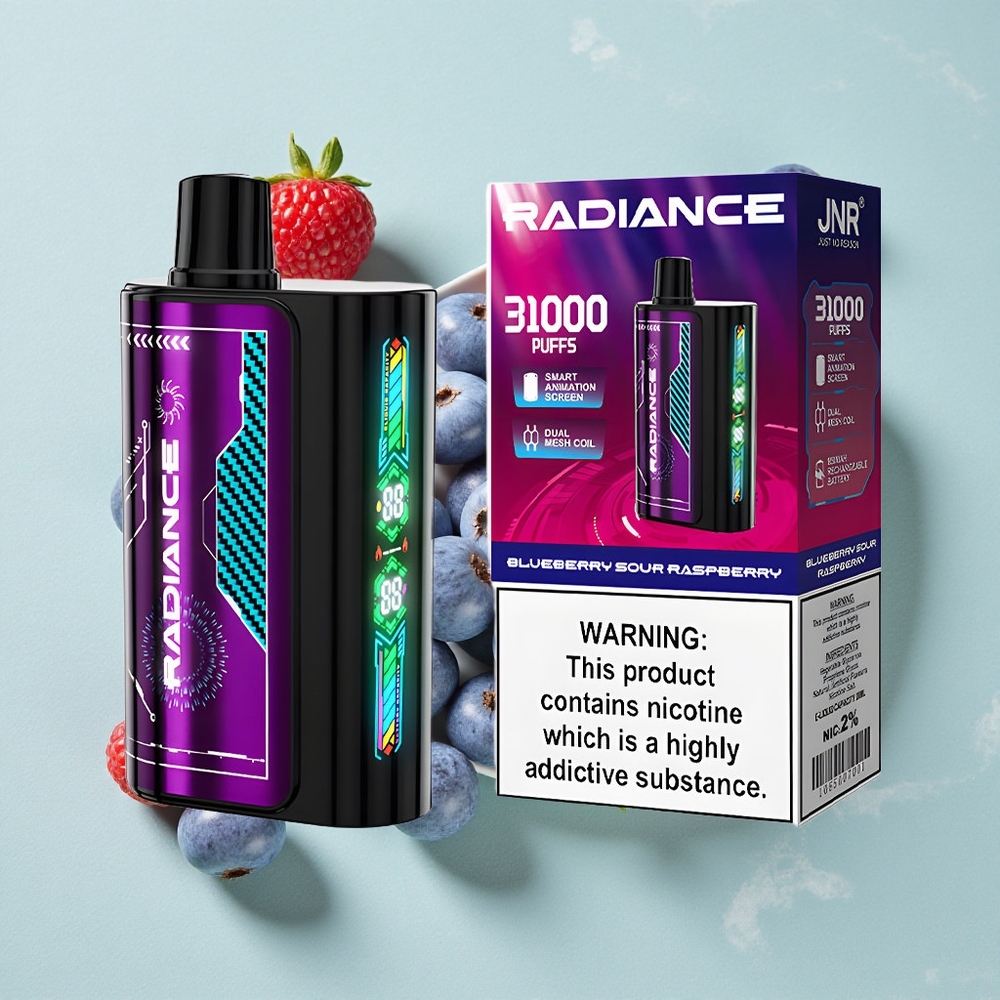 JNR Radiance 31000 Puffs Blaubeere-Sauer-Himbeere 28ml E-Liquid vape großhandel Deutschland
