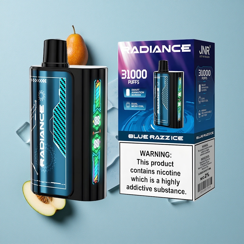 JNR Radiance 31000 Puffs Blue Razz Ice Dual Mesh Coil vape großhandel Deutschland