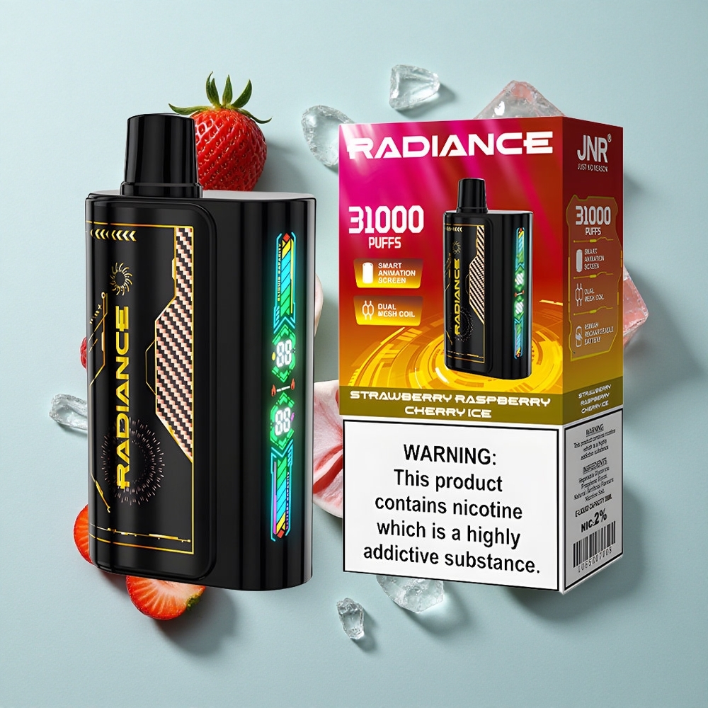 JNR Radiance 31000 Puffs Erdbeere Himbeere Kirsche Eis Dual Mesh Coil vape großhandel Deutschland