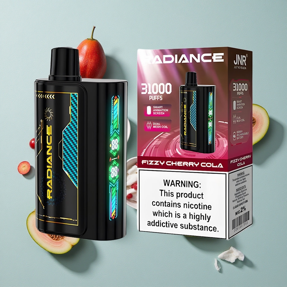 JNR Radiance 31000 Puffs Fruchtige Kirsch-Cola Dual Mesh Coil vape großhandel Deutschland