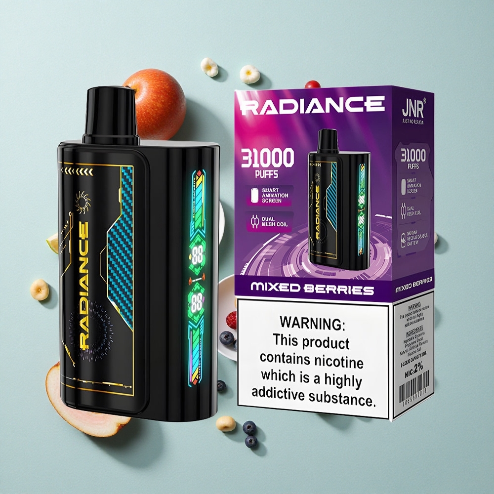 JNR Radiance 31000 Puffs Mixed Beeren Smart Animation Screen vape großhandel Deutschland