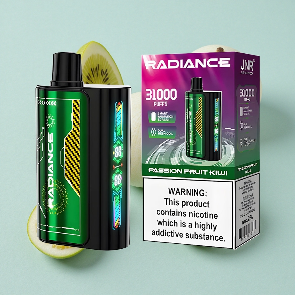 JNR Radiance 31000 Puffs Passionsfrucht Kiwi Dual Mesh Coil vape großhandel Deutschland