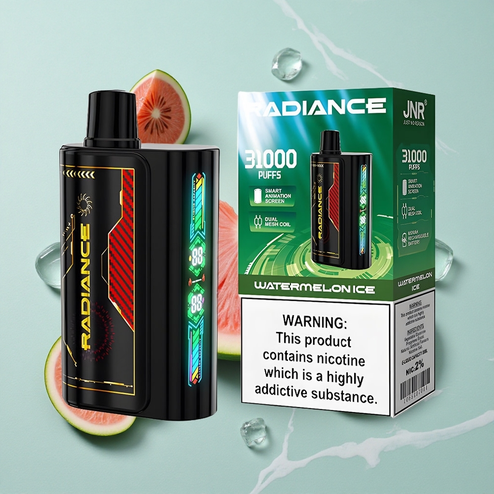 JNR Radiance 31000 Puffs Wassermelone-Eis Dual Mesh Coil vape großhandel Deutschland