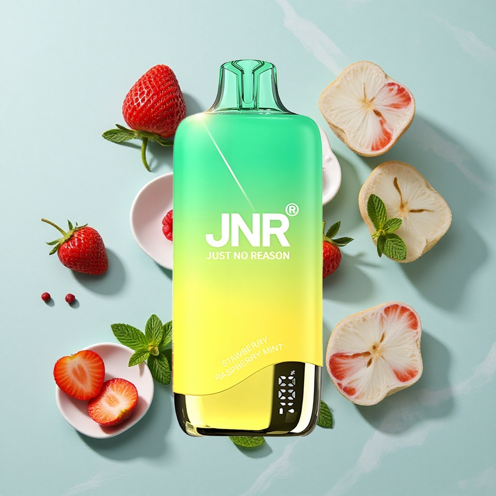 JNR Rainbow 10500 Puffs Erdbeere Himbeere Minze 18ml E-Liquid vape großhandel Deutschland