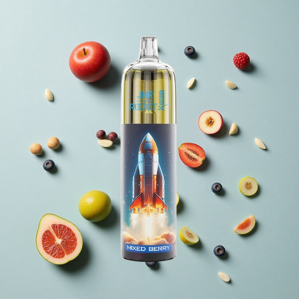 JNR Rocket-X 12400 Puffs Beerenmix E-Zigarette mit RGB-Licht und verstellbarem Luftstrom vape großhandel Deutschland