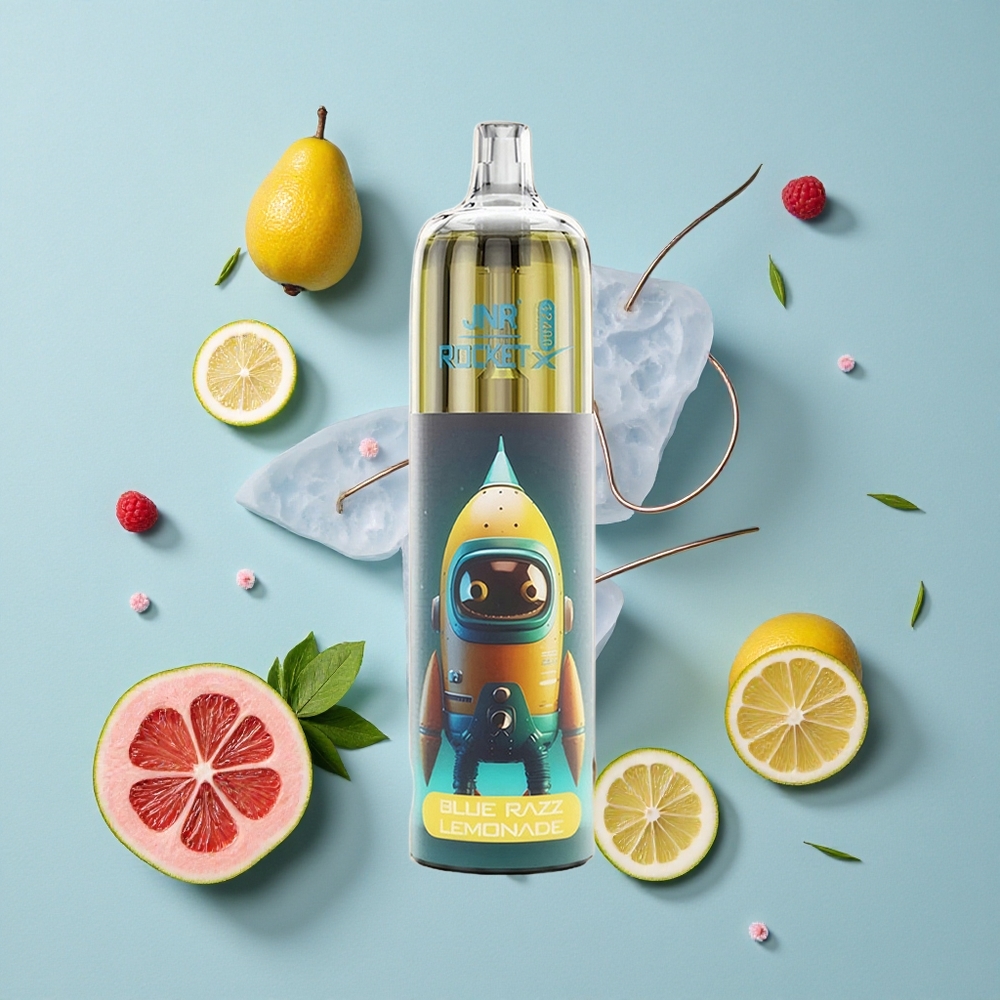 JNR Rocket-X 12400 Puffs Blau-Risso-Zitronenlimonade mit RGB-Licht vape großhandel Deutschland