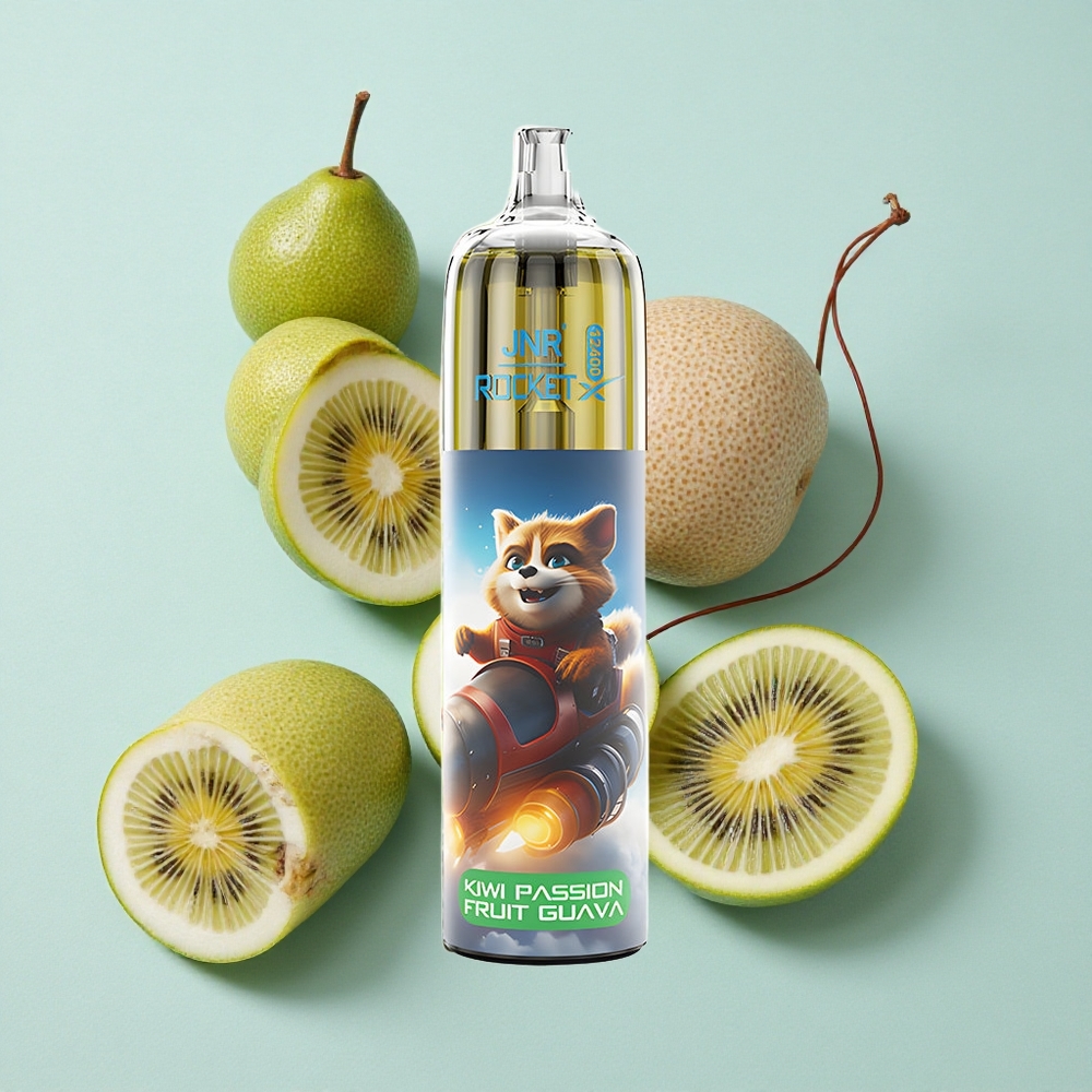 JNR Rocket-X 12400 Puffs Kiwi-Passion-Guava 25ml e-Liquid Adjustable Airflow RGB Licht vape großhandel Deutschland