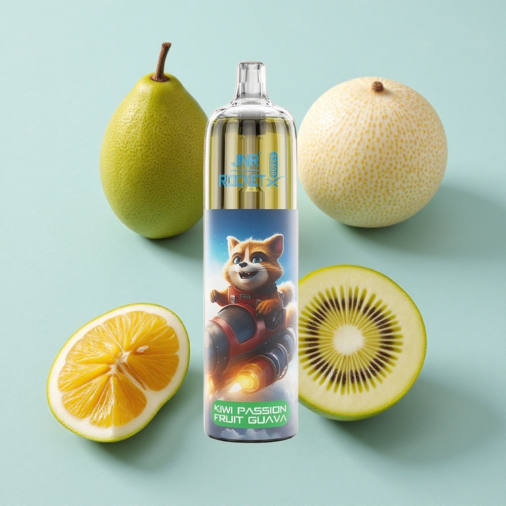 JNR Rocket-X 12400 Puffs Kiwi Passionsfrucht Guava RGB Licht vape großhandel Deutschland