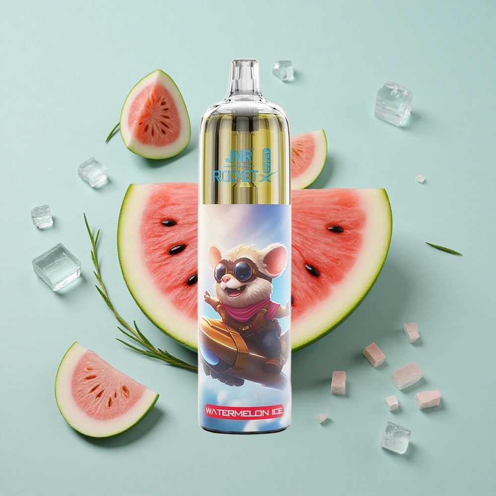 JNR Rocket-X 12400 Puffs Wassermelone-Eis mit RGB-Licht  verstellbarem Luftstrom vape großhandel Deutschland