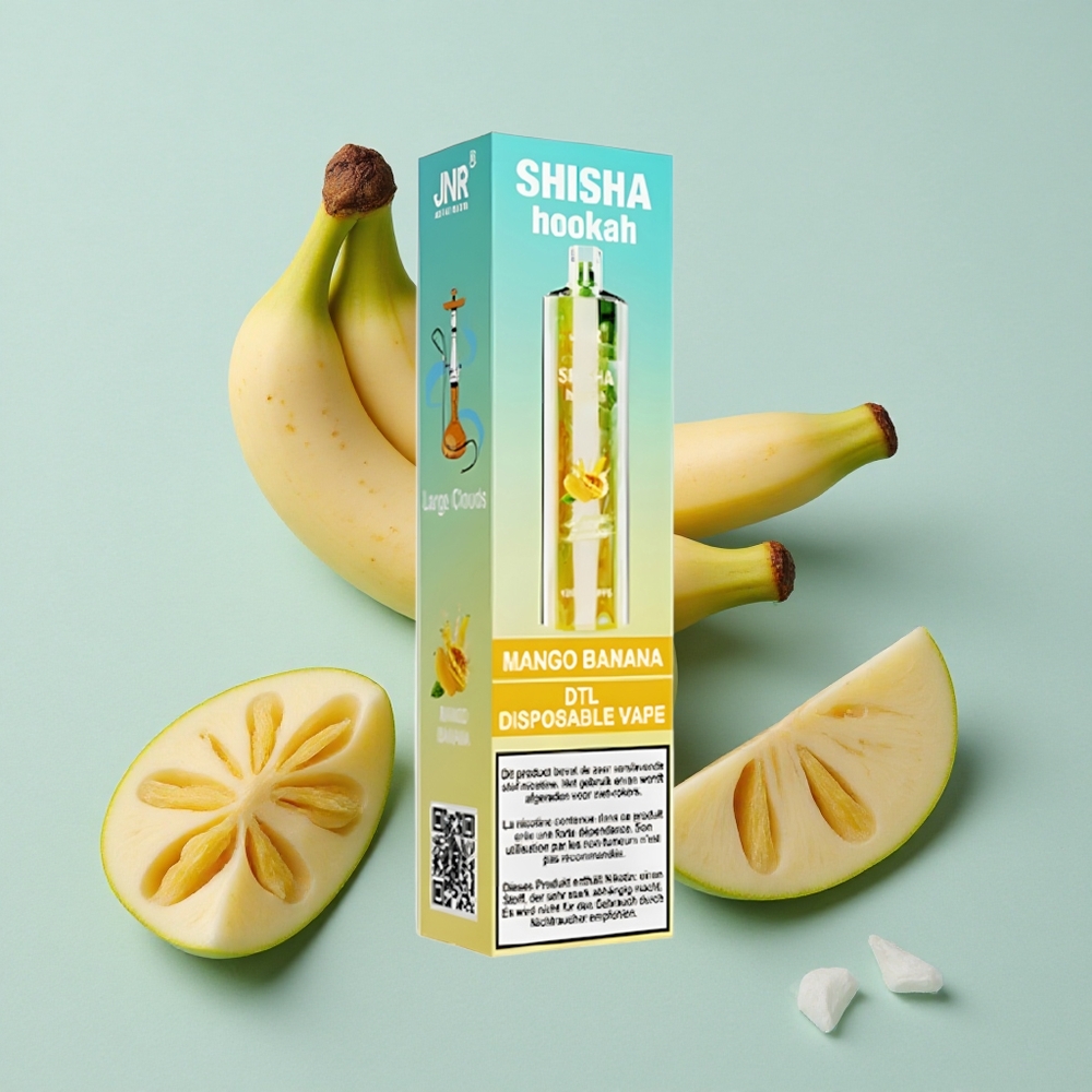 JNR Shisha Hookah 12000 Puffs Mango Banane 24ml e-Liquid Type-C vape großhandel Deutschland