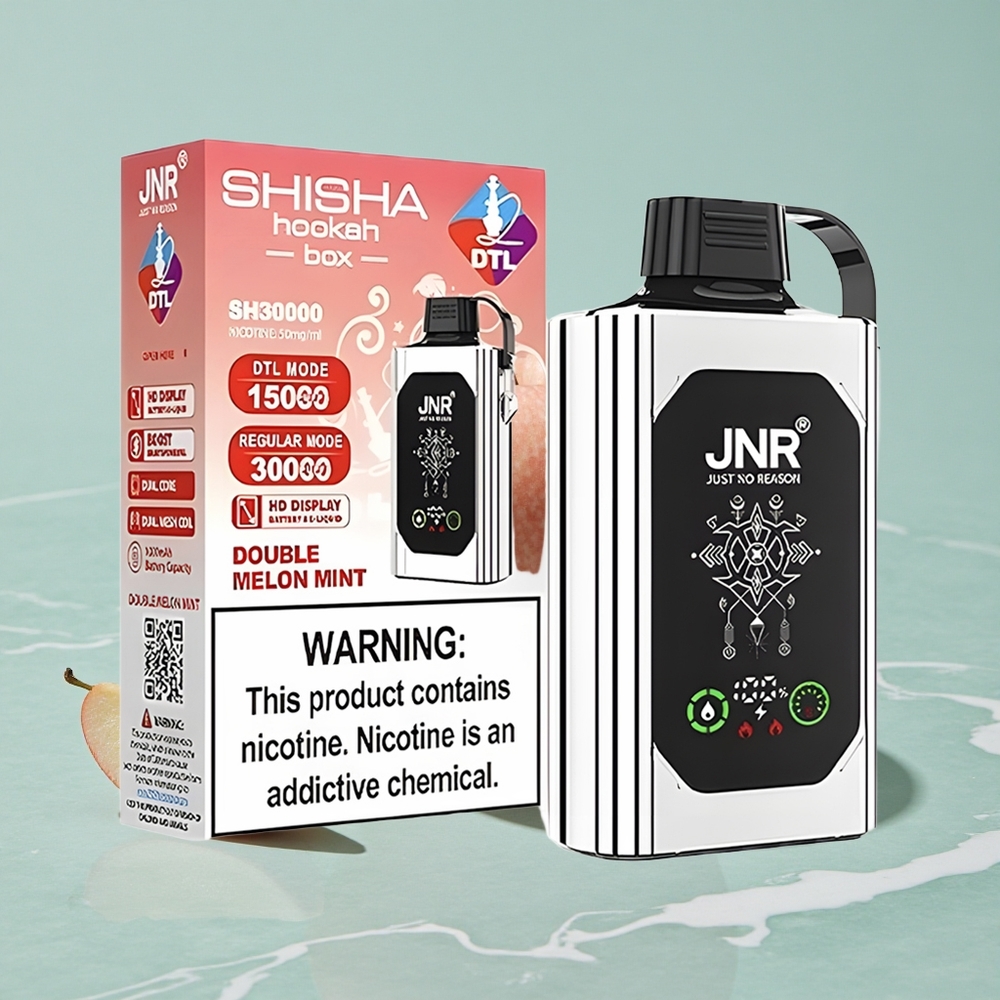 JNR Shisha Hookah Box 20500 Puffs Doppelapfel HD Display Typ-C Schnellladung vape großhandel Deutschland