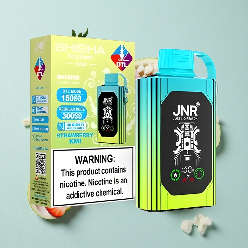 JNR Shisha Hookah Box 20500 Puffs Erdbeere-Kiwi HD Display Typ-C Schnellladung vape großhandel Deutschland