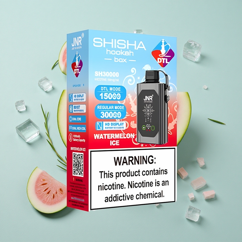 JNR Shisha Hookah Box 20500 Puffs Wassermelone Eis HD Display Typ-C Schnellladung vape großhandel Deutschland