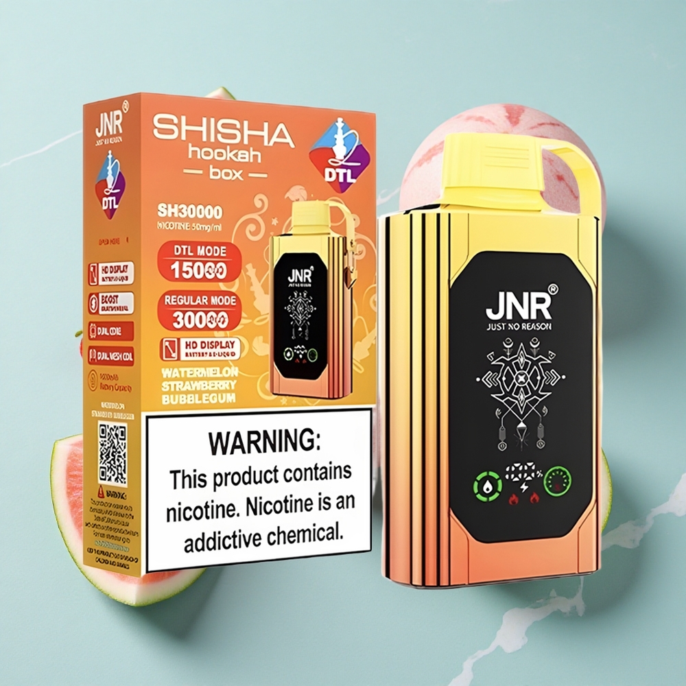 JNR Shisha Hookah Box 20500 Puffs Wassermelone Erdbeere Bubblegum HD Display 25ml vape großhandel Deutschland